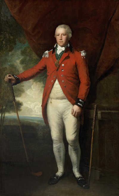 Portrait de Henry Callender en tenue de capitaine général du Blackheath Golf Club - Lemuel Francis Abbott